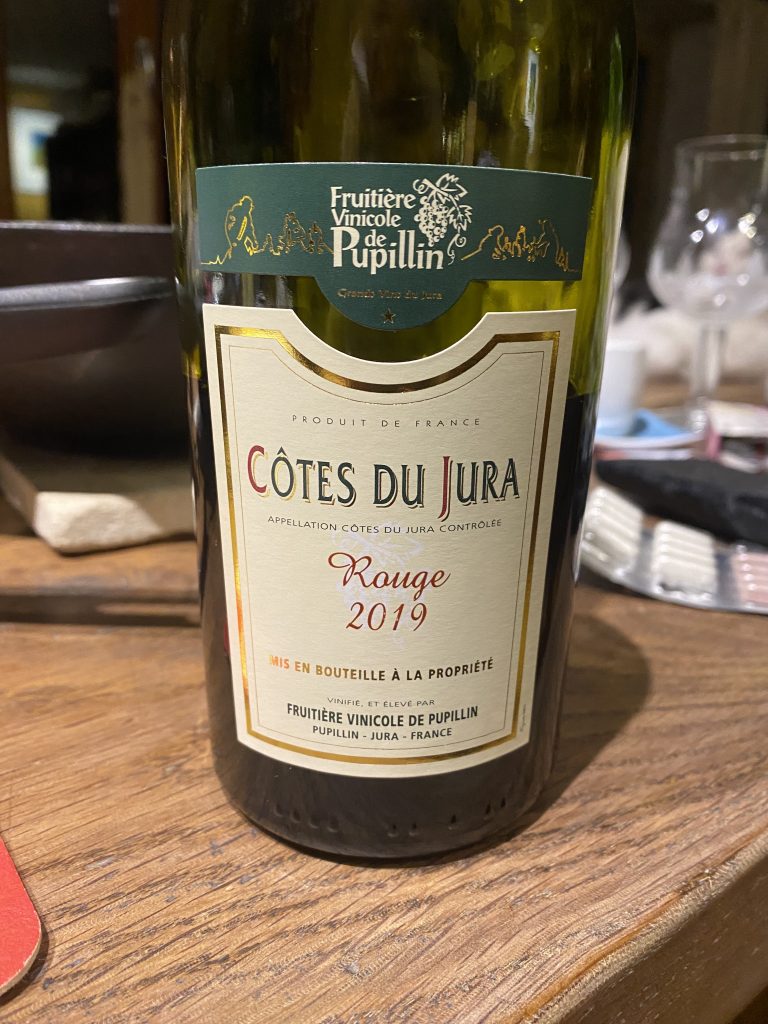 Côtes du Jura Rouge Fruitière de Pupillin 2019