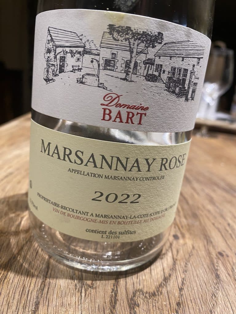 Marsannay Rosé Domaine Bart 2022